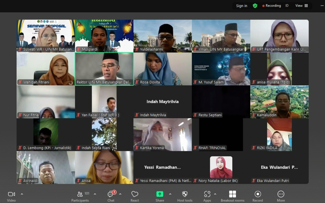 UPT Pengembangan Karir UIN Mahmud Yunus Batusangkar Dorong Mahasiswa Akhir Lebih Siap Hadapi Dunia Pasca-Kampus, Melalui Kegiatan Bincang Karir & Resolusi Studi 2025: “Siap Lulus, Siap Melangkah!”